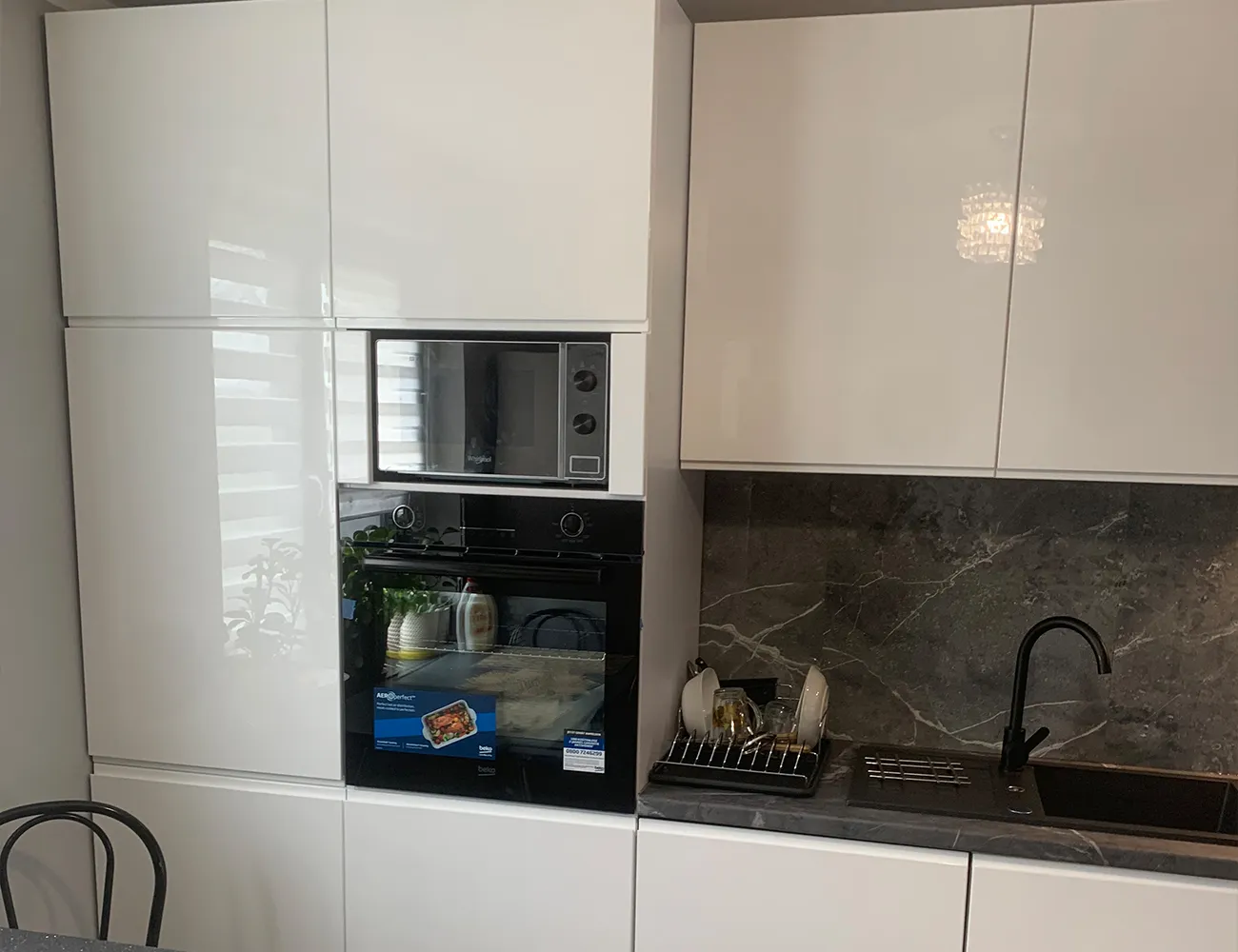 Kuchnia biały połysk miniatura 3