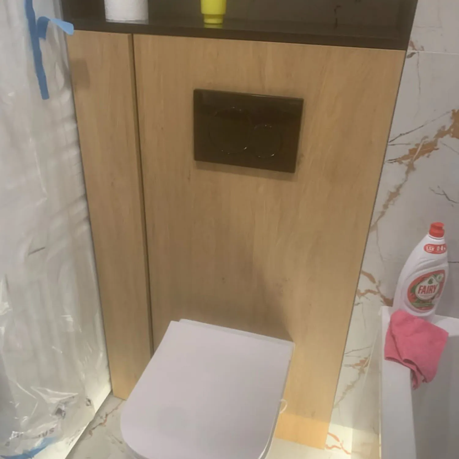 Realizacja: Zabudowa stelaża WC Włocławek