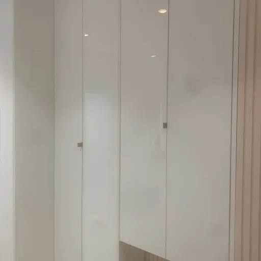 Realizacja: Minimalistyczna szafa na wysoki połysk